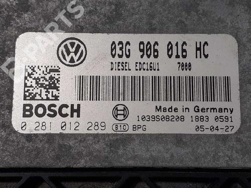 Engine control unit (ECU) SEAT ALTEA (5P1) 1.9 TDI | BP7258340M57 