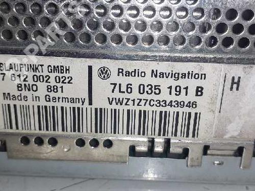 Radio VW TOUAREG (7LA, 7L6, 7L7) 5.0 V10 TDI | BP7258360E6 