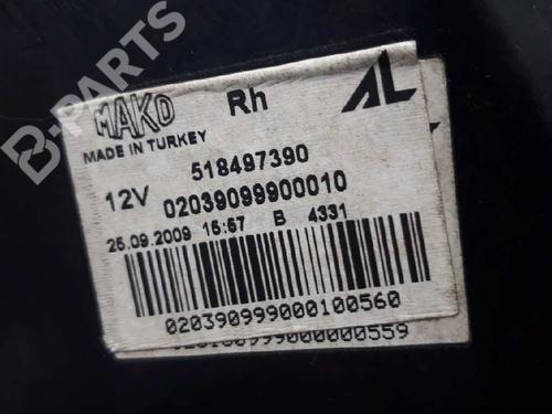 Used Right taillight FIAT GRANDE PUNTO (199_) 1.3 D Multijet (75 hp) 7303847