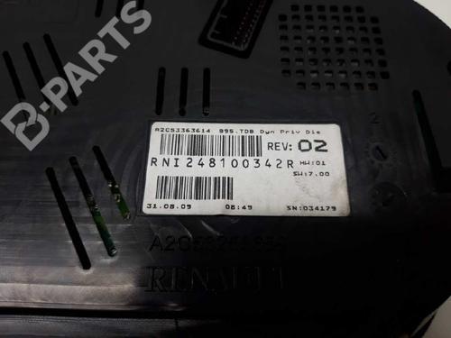 Instrument cluster RENAULT MEGANE III Hatchback (BZ0/1_, B3_) 1.9 dCi (BZ0N, BZ0J) | BP7312601C47 