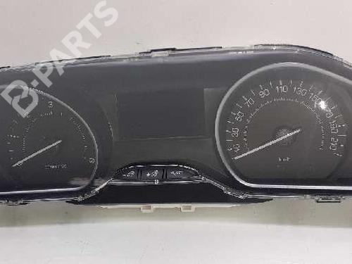 Used Instrument cluster PEUGEOT 208 I (CA_, CC_) 1.6 BlueHDi 100 (100 hp) 7438344