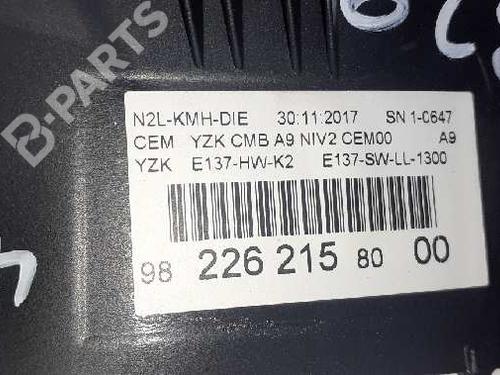 Instrument cluster PEUGEOT 208 I (CA_, CC_) 1.6 BlueHDi 100 | BP7438344C47 