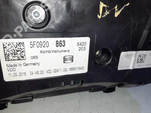 Instrument cluster SEAT LEON (5F1) 1.2 TSI | BP7454972C47 