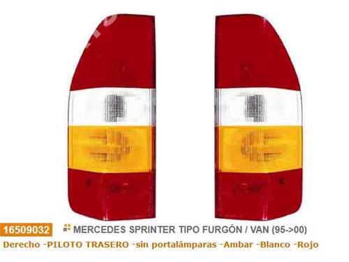 Used Right taillight Right taillight MERCEDES-BENZ SPRINTER 2-t Van (B901, B902) 211 CDI (901.661, 901.662, 902.661, 902.662) (109 hp) 7905537 7905537