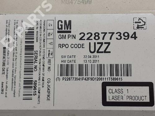 Radio OPEL ASTRA J (P10) 1.4 Turbo (68) | BP8076368E6 