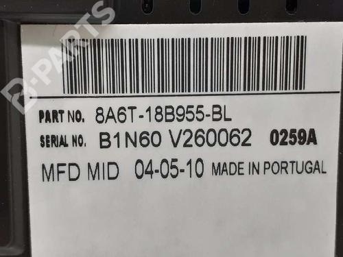 Used Display monitor FORD FIESTA VI (CB1, CCN) 1.25 (82 hp) 8101636