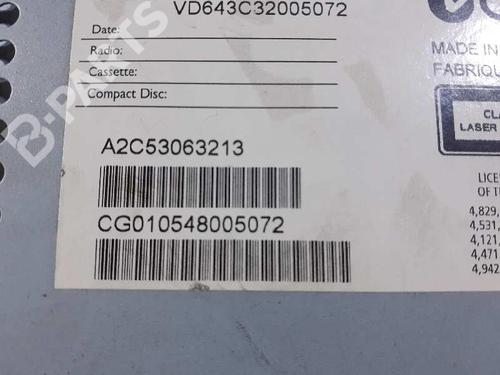 Radio SUBARU IMPREZA Saloon (GD) 2.0 i R AWD (GD9) | BP8504702E6 
