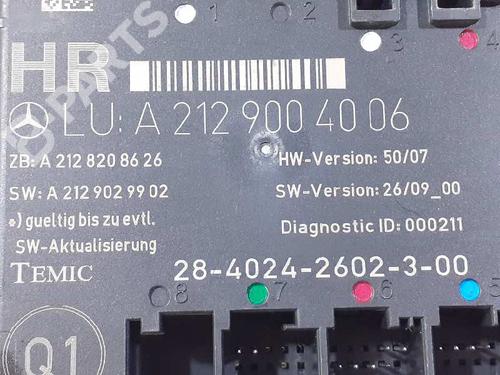 Dør styreenhed MERCEDES-BENZ E-CLASS (W212) E 350 CDI 4-matic (212.089) (231 hp) 8517449