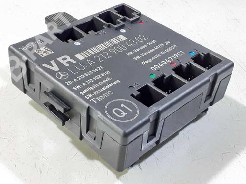 Comfort control module MERCEDES-BENZ E-CLASS (W212) E 350 CDI 4-matic (212.089) (231 hp) A2129004302 | A2128203626 | A2129208101