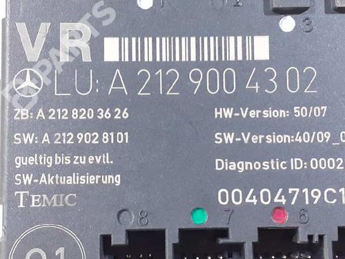 Comfort control module MERCEDES-BENZ E-CLASS (W212) E 350 CDI 4-matic (212.089) | BP8517451M56 