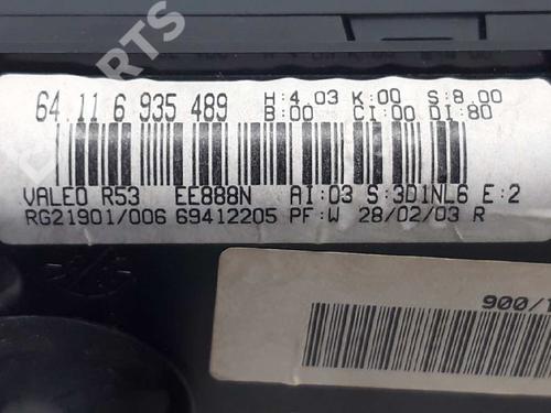 Climate control MINI MINI (R50, R53) One | BP8822503I5 