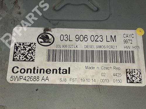 Engine control unit (ECU) SKODA RAPID (NH3, NK3, NK6) 1.6 TDI | BP9052028M57 