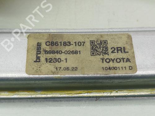 Rear left window mechanism TOYOTA COROLLA Estate (_E21_) 2.0 Hybrid (MZEH12) | BP29355237C24 