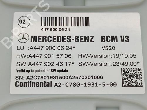 Electronic module MERCEDES-BENZ VITO Van (W447) 114 CDI (447.601, 447.603, 447.605) | BP31832072M83