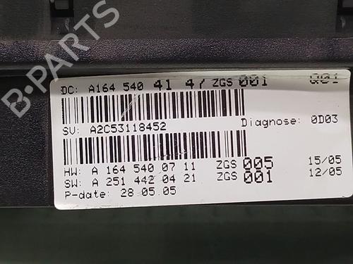 Instrument cluster MERCEDES-BENZ M-CLASS (W164) ML 320 CDI 4-matic (164.124, 164.125, 164.122) | BP23532627C47