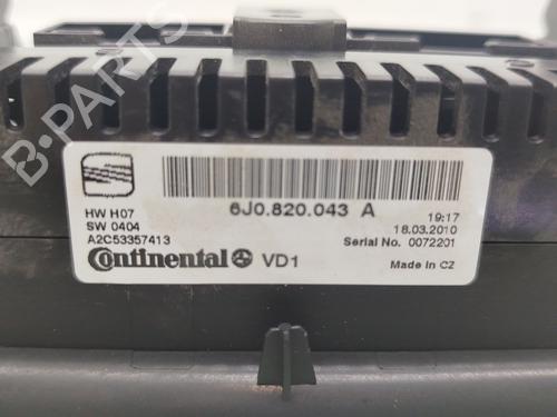 Climate control SEAT IBIZA IV (6J5, 6P1) 1.6 TDI | BP20306196I5 