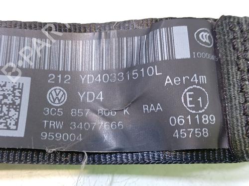 Rear right seatbelt VW PASSAT B7 (362)  | BP16129287I28 