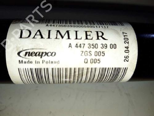 Left rear driveshaft MERCEDES-BENZ V-CLASS (W447)  | BP13047653M40 