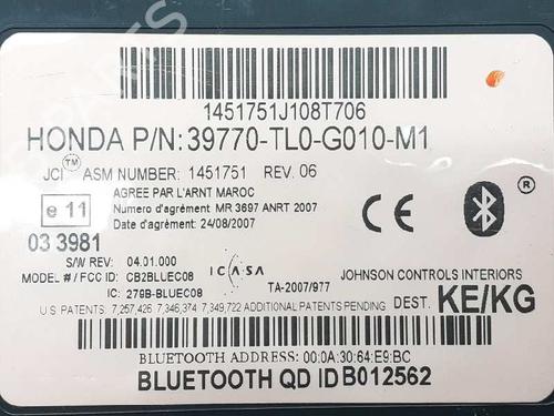 Electronic module HONDA ACCORD VIII Estate (CW)  | BP13821212M83