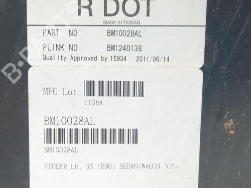 Left front fenders BMW 3 (E90) 318 d | BP17069300C41 