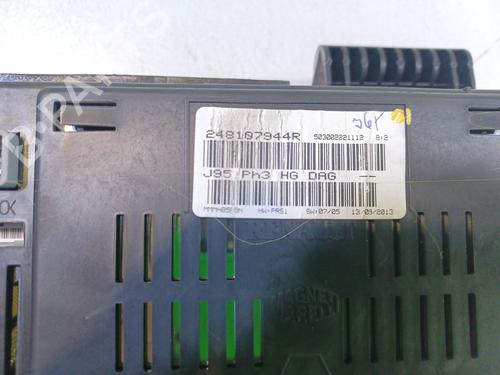 Instrument cluster RENAULT SCÉNIC III (JZ0/1_) 1.2 TCe | BP22980495C47 