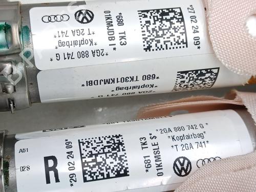 Kollisonspute sett VW T-ROC (A11, D11) 1.5 TSI | BP29587479C86 