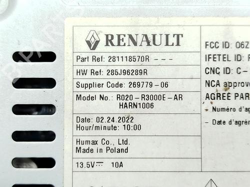 Radio NISSAN TOWNSTAR Box Body/MPV (XFK) 1.3 | BP29122668E6 