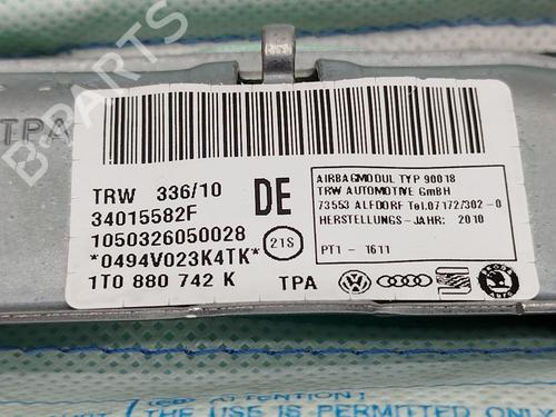 Kollisonspute sett VW TOURAN (1T3) 1.6 TDI | BP23892862C86 