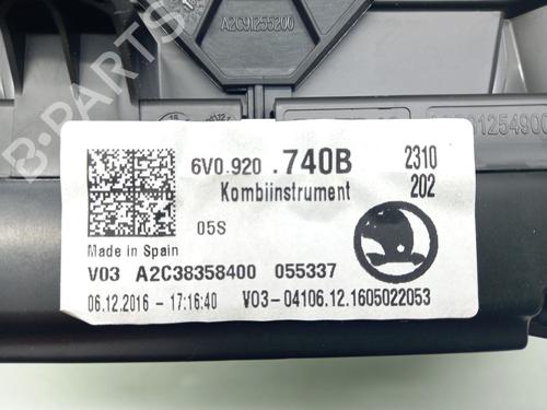 Instrument cluster SKODA FABIA III (NJ3) 1.0 | BP16722754C47 