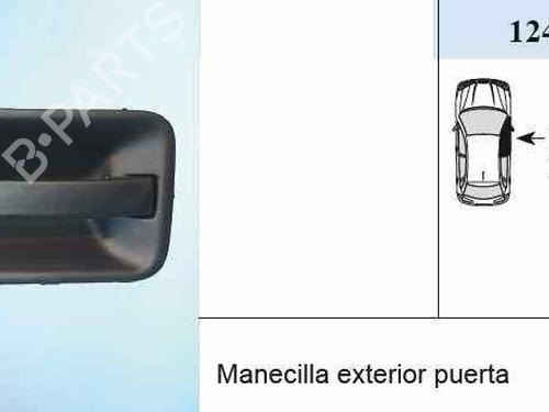 Used Front right exterior door handle CITROËN JUMPY I (U6U_) 2.0 HDi 95 (94 hp) 2704242