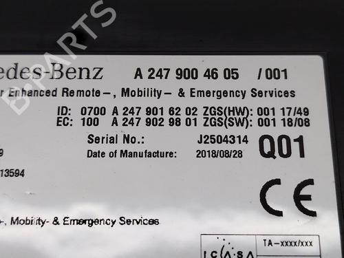 Electronic module MERCEDES-BENZ VITO Van (W447) eVITO (447.603, 447.605) | BP24202284M83 