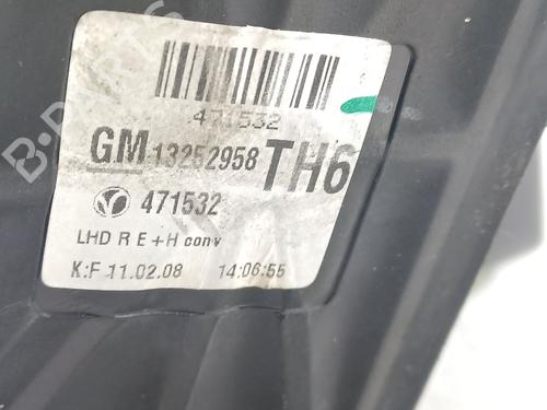 Right mirror OPEL ZAFIRA / ZAFIRA FAMILY B (A05) 1.9 CDTI (M75) | BP16701926C27 