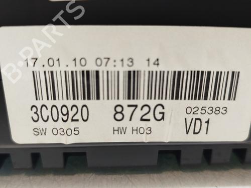 Instrument cluster VW PASSAT B6 (3C2) 2.0 TDI 16V | BP30121834C47