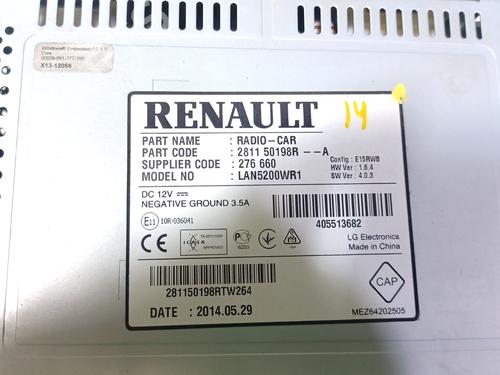 Radio RENAULT CAPTUR I (J5_, H5_) 0.9 TCe 90 | BP38325439E6 - Image 6