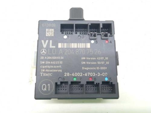 Used Electronic module MERCEDES-BENZ C-CLASS (W204) [2007-2015]  10728949