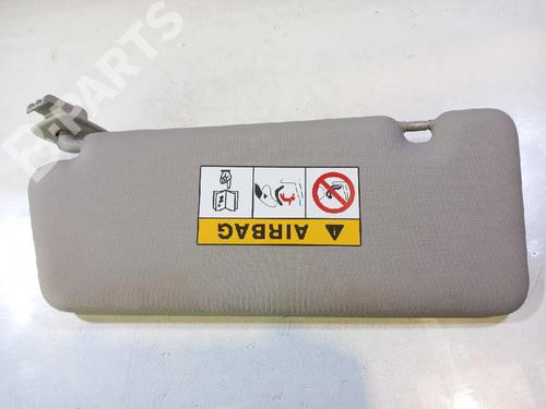 Right sun visor RENAULT CLIO IV (BH_) 0.9 TCe 90 (BHNF, BHMA, BHMH, BHJK, BHJR) | BP10624131I2 