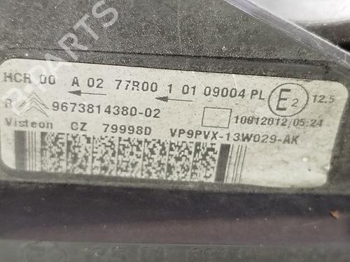 Lyskaster høyre CITROËN C3 II (SC_) 1.4 VTi 95 | BP30748136C29