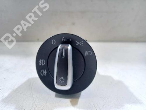 Used Headlight switch VW GOLF VI (5K1) 2.0 TDI (110 hp) 10083356