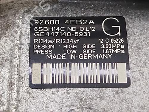 AC compressor RENAULT KADJAR (HA_, HL_) 1.5 BLUE dCi 115 (HLA6) | BP29764689M34