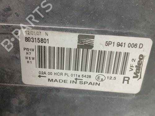 Right headlight SEAT LEON (1P1) 1.9 TDI | BP33802258C29  - Image 7
