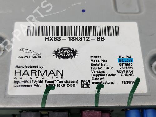 Radio JAGUAR F-PACE (X761) 2.0 TD4 AWD | BP38096583E6 - Image 3