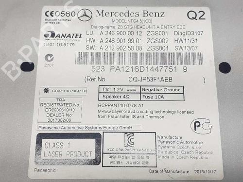 Electronic module MERCEDES-BENZ B-CLASS Sports Tourer (W246, W242) B 180 CDI (246.200) | BP13545999M83 