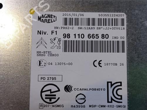 Radio PEUGEOT 208 I (CA_, CC_) 1.6 VTi | BP21148636E6 