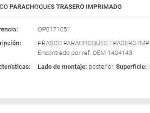 Rear bumper OPEL ASTRA G Hatchback (T98)  | BP16086732C8 