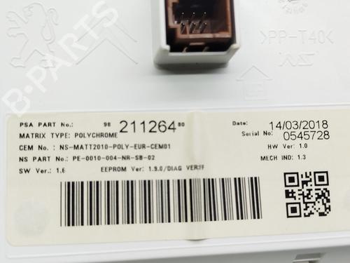 Instrument cluster PEUGEOT 208 I (CA_, CC_) 1.2 THP 110 | BP28422907C47 