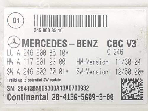 Electronic module MERCEDES-BENZ B-CLASS Sports Tourer (W246, W242) B 180 CDI (246.200) | BP13545954M83 
