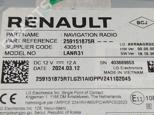 Display monitor DACIA SPRING EV (B6M1) | BP39529161C48 - Image 3