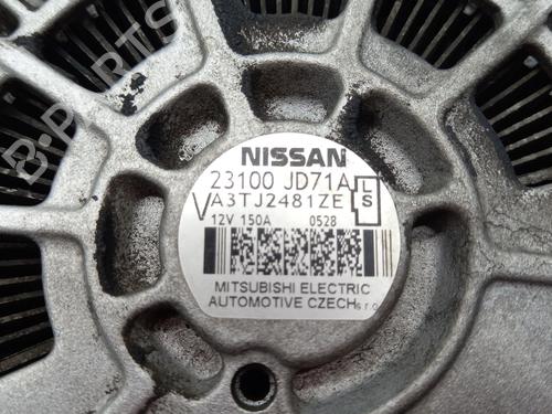 Alternator NISSAN QASHQAI / QASHQAI +2 I (J10, NJ10, JJ10E) 2.0 dCi All-wheel Drive | BP23197284M7 