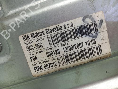 Rear left window mechanism KIA SPORTAGE II (JE_, KM_) 2.0 CRDi 4WD | BP22980350C24 