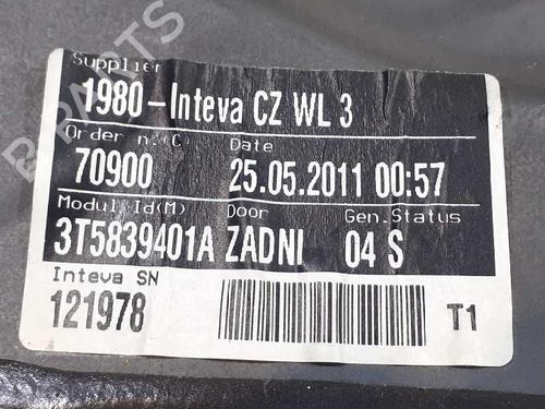 Rear left window mechanism SKODA SUPERB II Estate (3T5)  | BP6833821C24 